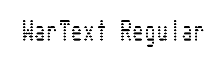 WarText Regular Font