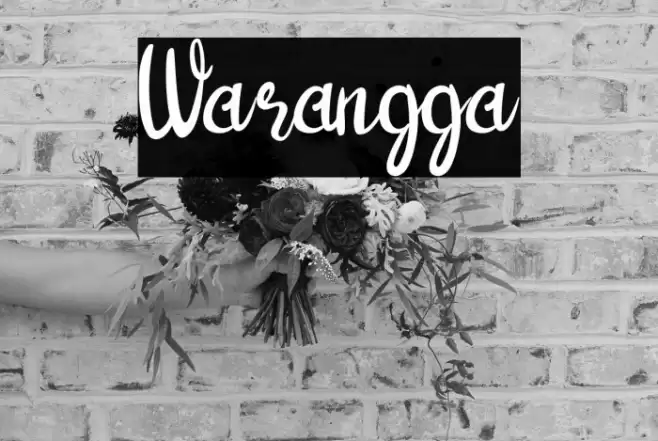 Warangga Font examples