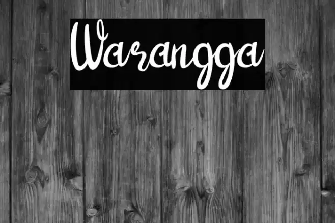 Warangga Font examples