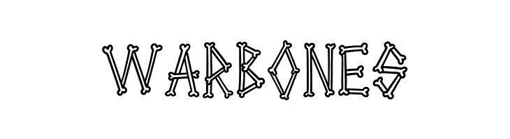 Warbones  नि: शुल्क फ़ॉन्ट्स डाउनलोड