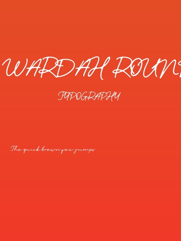 Wardah Rounded Poster
