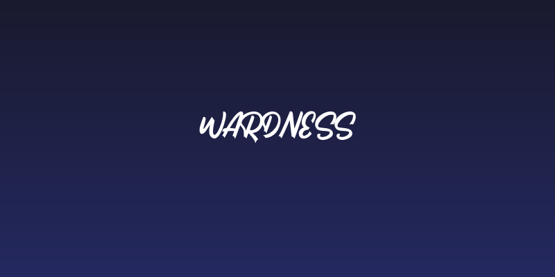 Wardness Social Header
