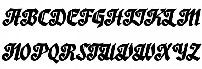 Wardshus Calligraphy PERSONAL Regular Schriftart Groß