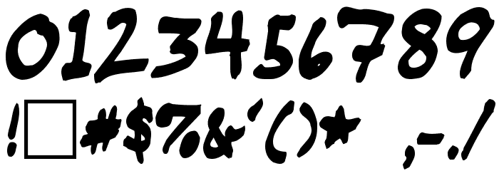 Warehouse Regular Font OTHER CHARS