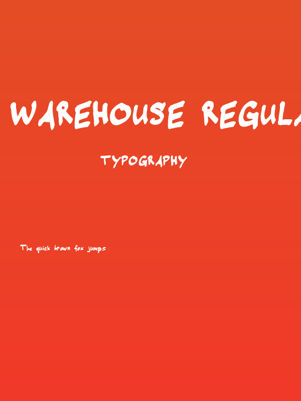 Warehouse Regular Poster