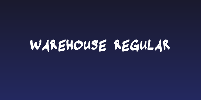 Warehouse Regular Social Header