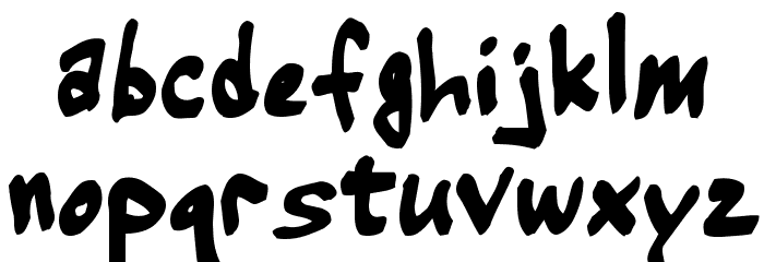 Warehouse Regular Font LOWERCASE