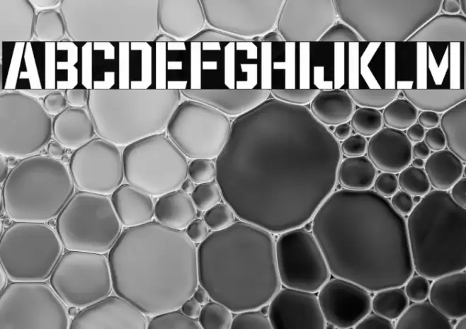 Wargate Normal-Regular Font examples