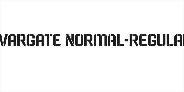 Wargate Normal-Regular Logo