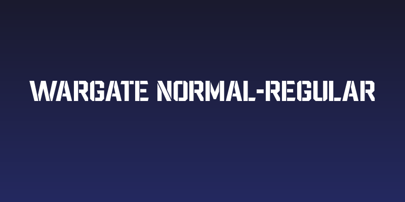 Wargate Normal-Regular Social Header