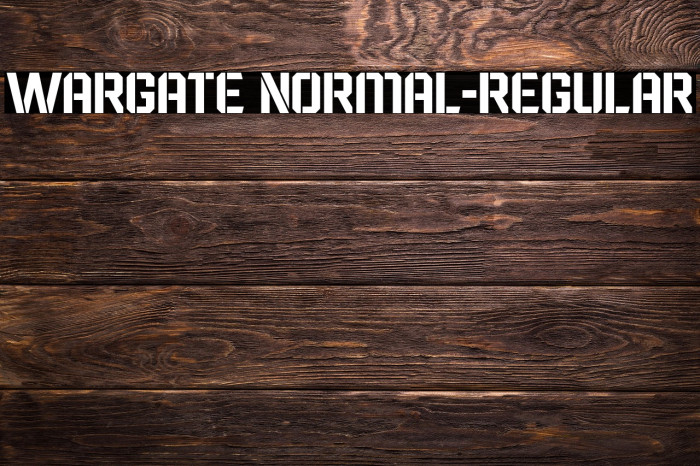 Wargate Normal-Regular Example 2