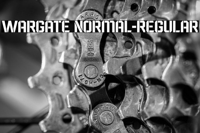 Wargate Normal-Regular Example 3