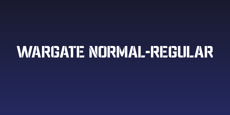 Wargate Normal-Regular Social Header