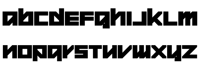 Warheed Font LOWERCASE