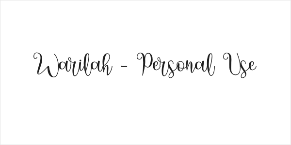 Warilah - Personal Use Logo