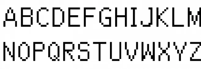 WarioLand4TT Schriftart Groß