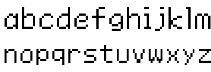 WarioLand4TT Font LOWERCASE