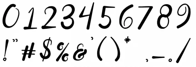 Warllisa Font OTHER CHARS