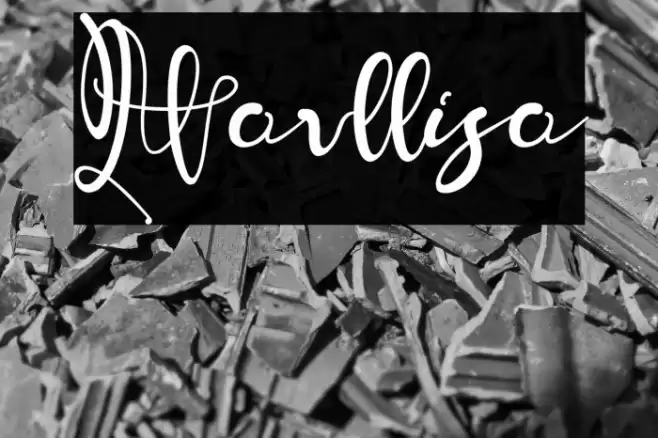 Warllisa Font examples