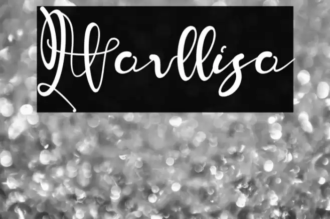 Warllisa Font examples