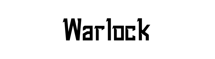 Warlock  baixar fontes gratis