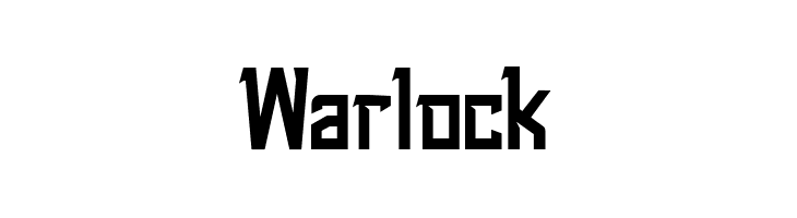 Warlock  baixar fontes gratis