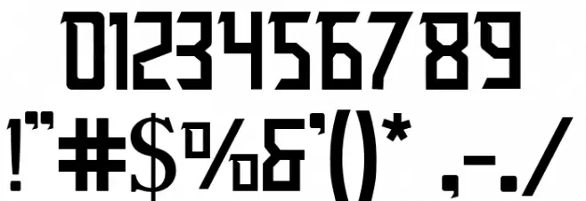 Warlock Font OTHER CHARS