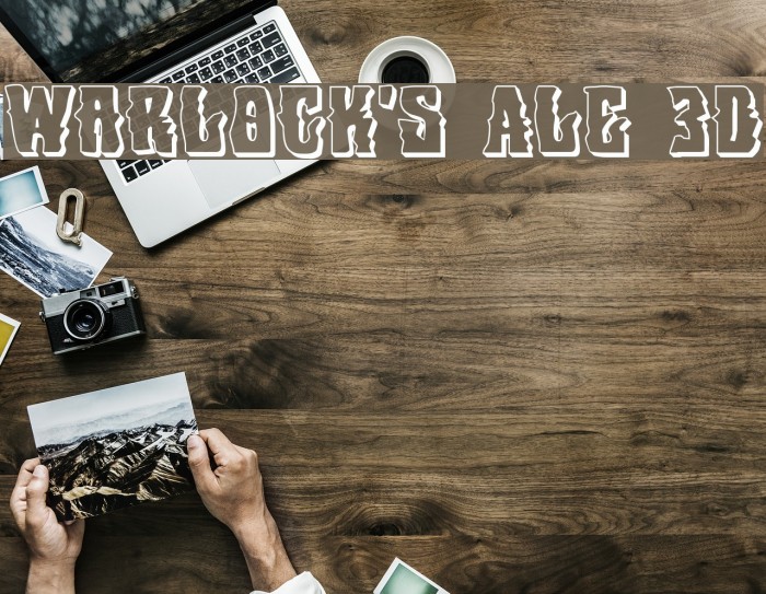 Warlock's Ale 3D Font examples
