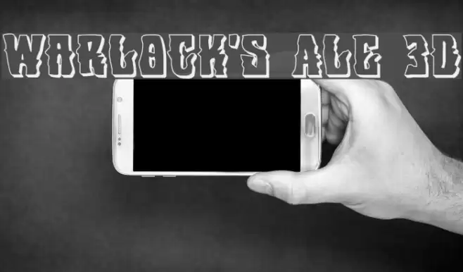 Warlock's Ale 3D Font examples