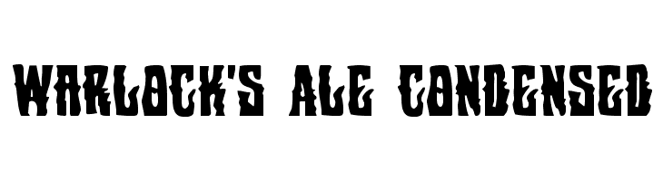 Warlock's Ale Condensed  font caratteri gratis