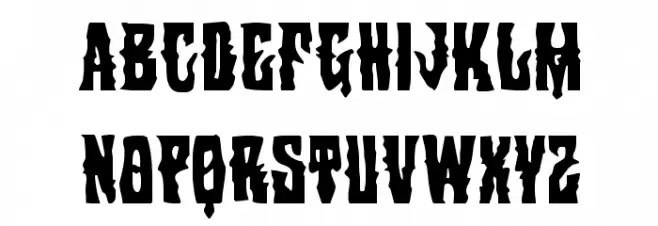 Warlock's Ale Condensed خط أحرف كبيرة