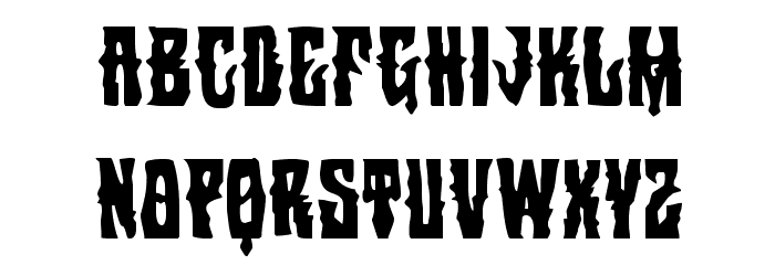 Warlock's Ale Condensed Font LOWERCASE
