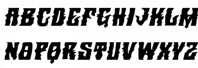 Warlock's Ale Expanded Italic Schriftart Kleinbuchstaben