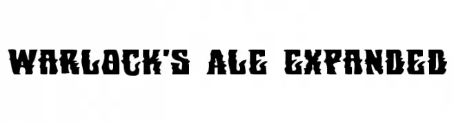Warlock's Ale Expanded  フリーフォントのダウンロード