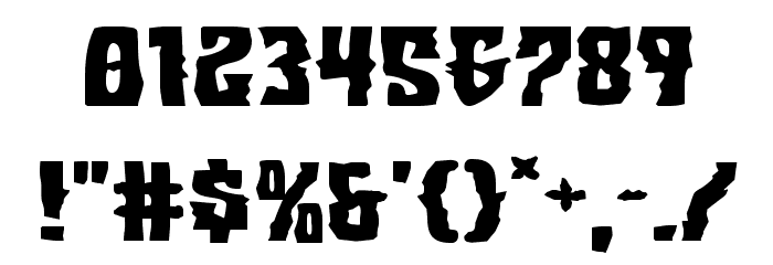 Warlock's Ale Expanded Font OTHER CHARS