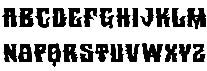 Warlock's Ale Expanded Font LOWERCASE
