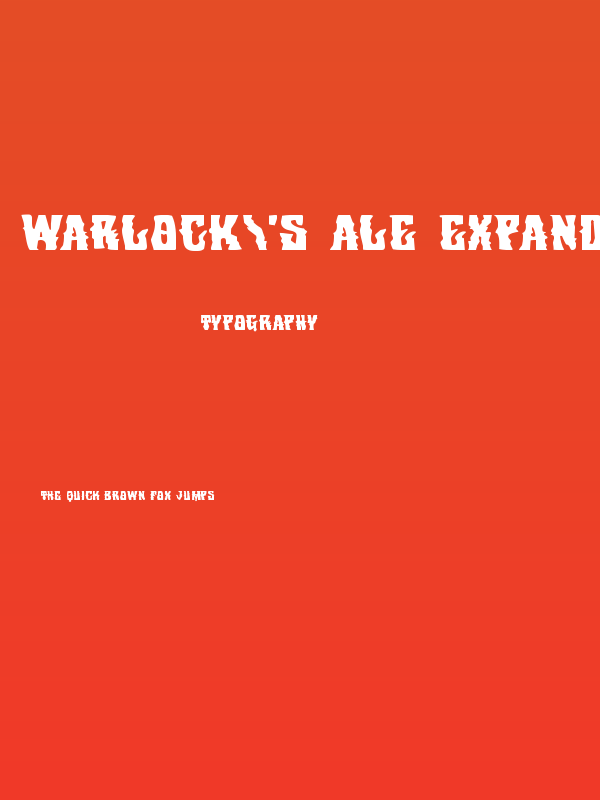 Warlock's Ale Expanded Poster