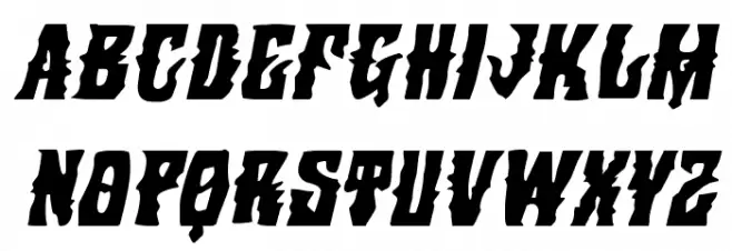 Warlock's Ale Italic फ़ॉन्ट अपरकेस