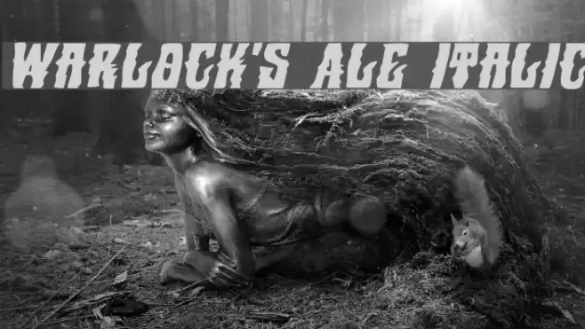 Warlock's Ale Italic Font examples