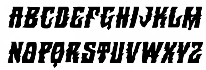 Warlock's Ale Italic फ़ॉन्ट लोअरकेस