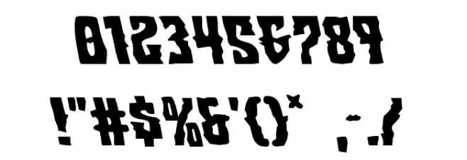 Warlock's Ale Leftalic Font OTHER CHARS