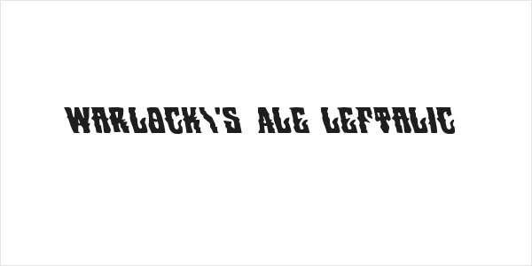 Warlock's Ale Leftalic Logo