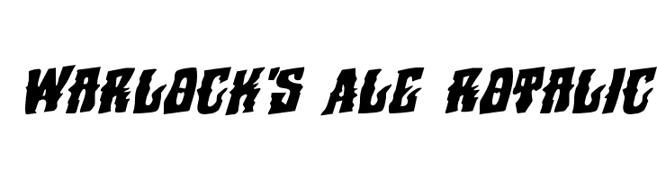 Warlock's Ale Rotalic  免费字体下载