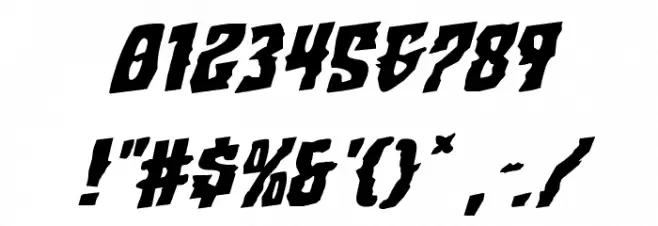 Warlock's Ale Rotalic Font OTHER CHARS