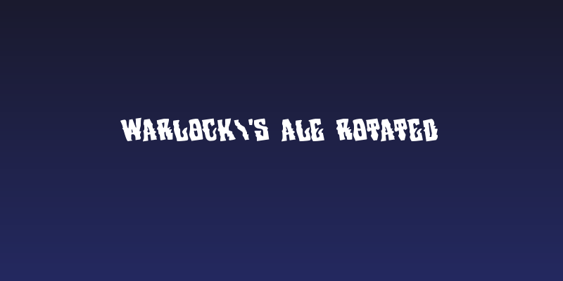 Warlock's Ale Rotated Social Header