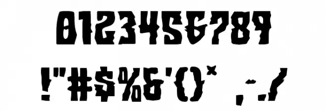 Warlock's Ale Font OTHER CHARS