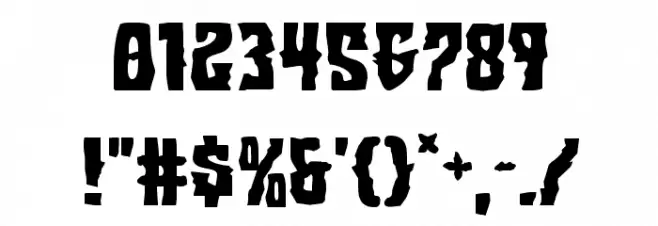 Warlock's Ale Font OTHER CHARS