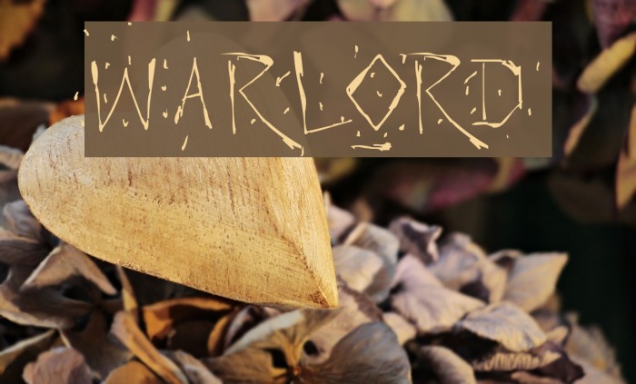 Warlord Font examples