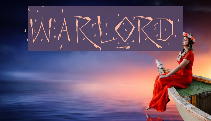 Warlord Font examples