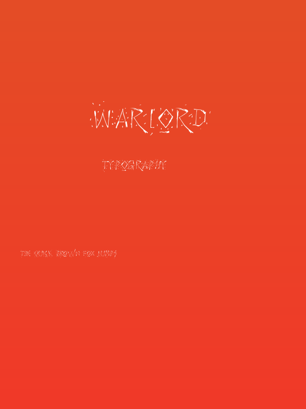 Warlord Poster